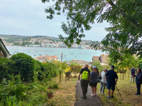 Teignmouth walkers G1 visit Homeyards
